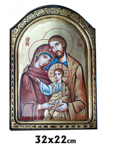 Icono Madera Pintado A Mano...