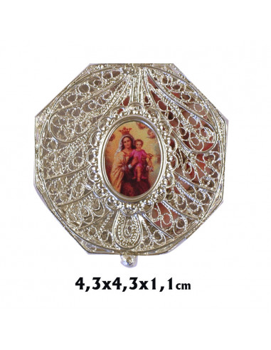 Placa Cristal Abuela Con Resina 80x54mm Con Apoyo