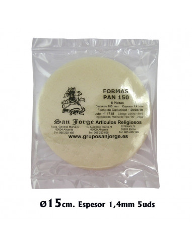 Formas Concelebrar Pan 15Cm Bolsa 5...