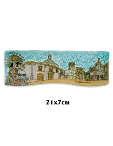 Medallon Cristal 7Cm Virgen Del Pilar...