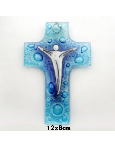 Cruz Cristal 12x8cm Cristo Moderno...