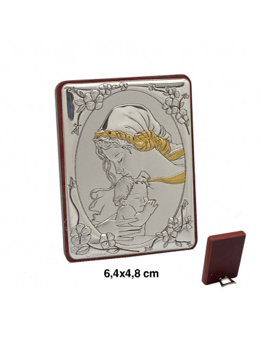 Icono Aluminio 6. 4X4. 8Cm Virgen Con...
