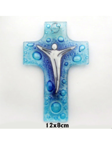 Cruz Cristal 12X8cm Cristo Moderno...