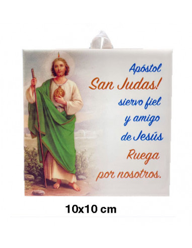 Placa Ceramica San Judas 10X10 Para...
