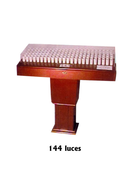 Lampadario Madera 144 Luces Led