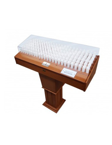 Lampadario Madera 144 Luces Led