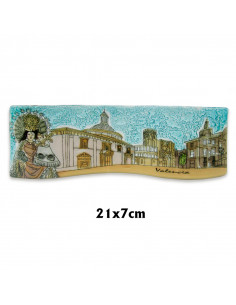 Ola Pequeña Cristal 20X7cm...