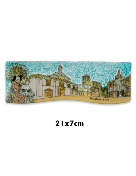 Cuadro Tela Estampada 70X50cm San Miguel Arcangel Fin