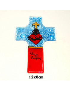 Cruz Cristal 12X8cm Sagrado...