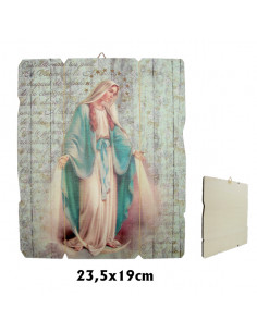 Tabla Serigrafiada Virgen...