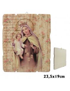 Tabla Serigrafiada Virgen...