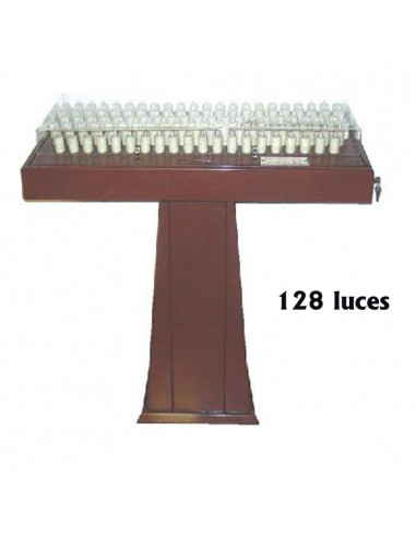 Lampadario Madera 144 Luces Led