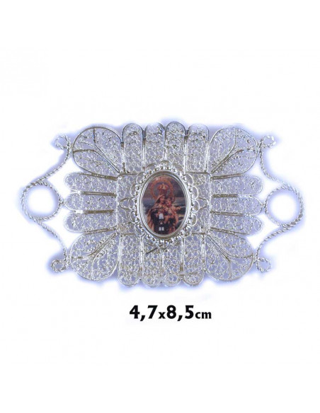 Bandeja Filigrana Tradicional Rectangular Con Asas Para Personalizar