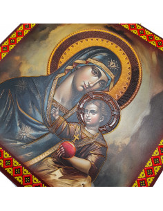 Placa ceramica 3D Virgen...