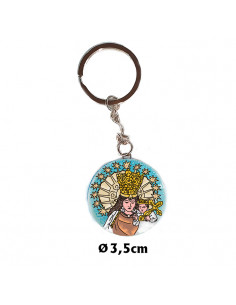 Llavero Cristal 3. 5Cm...