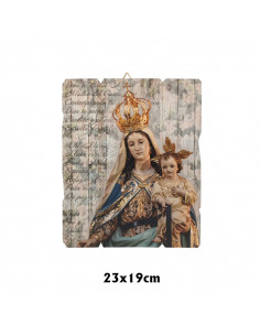 Tabla Serigrafiada Virgen...