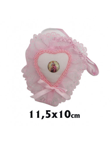 Corazon De Tela Grande Con Reborde...