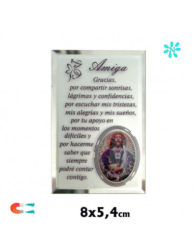 Placa Iman Mama Recuerdo Personalizado Con Resina 8x5. 5 CM