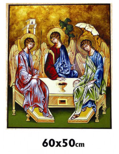 Icono Madera Pintado A Mano...