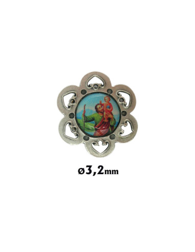 Placa Coche Metal Tipo Flor Con...