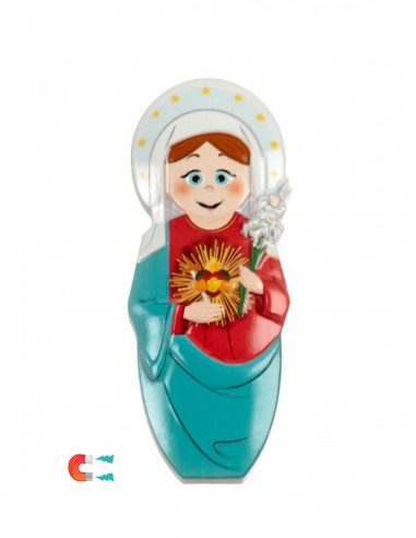 Iman Jesús Arrodillado Con Cruz Infantil