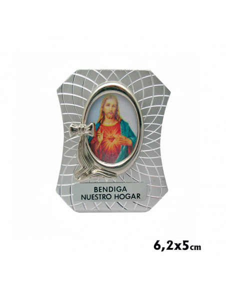 Iman Metal Corazon Para Personalizar Colores Surtidos I Love Virgencita