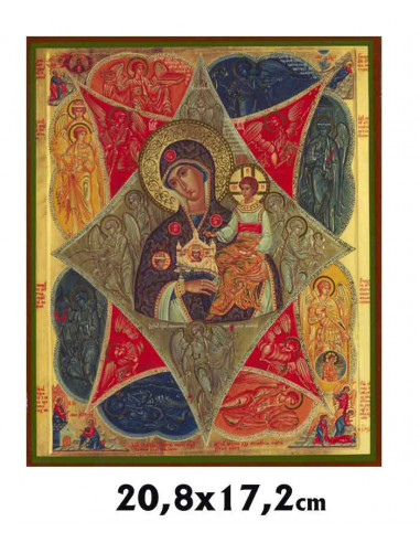 Icono Tabla 20. 8X17. 2Cm Virgen Angeles