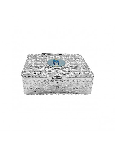 Caja Para Rosario Metal Filigrana Con...