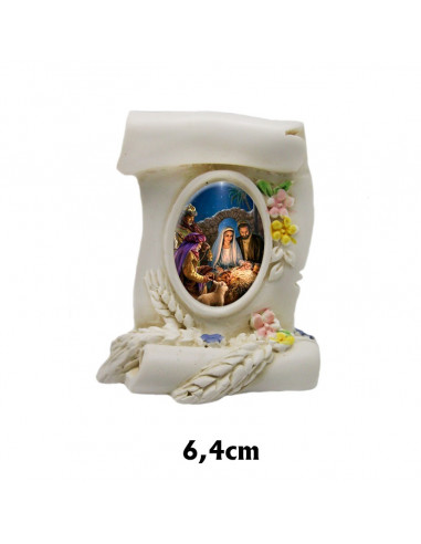 Icono Plata Oval 8X6cm Virgen Gitana