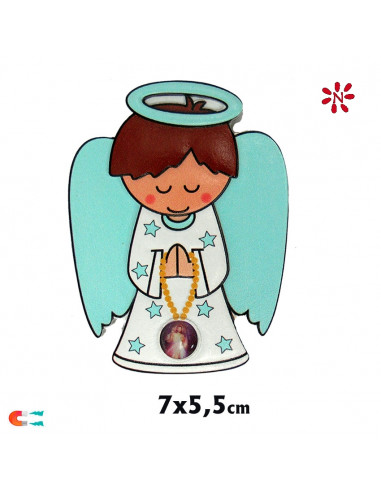 Botellita Cristal Serigrafiado Santa...