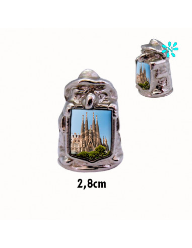 Dedal Coleccion Brujita Niquel Con Foto