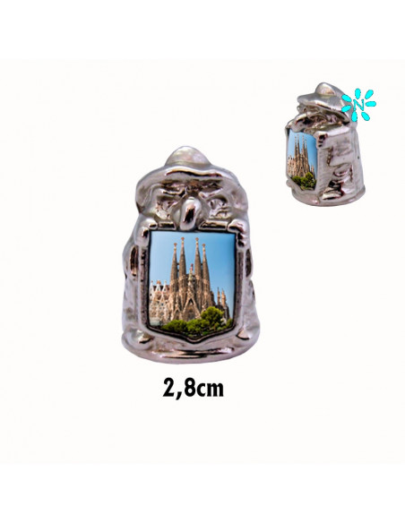 Dedal Coleccion Brujita Niquel Con Foto