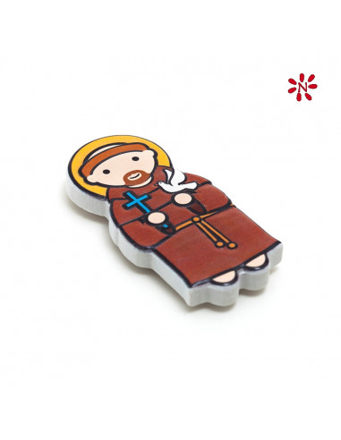 Icono Triptico Madera Bautismo 9X6cm...