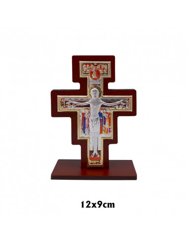 Crucifijo Cristo Plata Bilaminada 12...