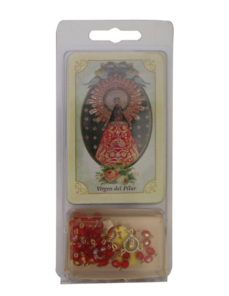 Kit Rosario Con Estampa Personalizada En Estuche Plastico