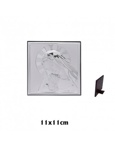 Icono Plata Laminada Cuadro Virgen...