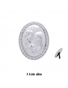 Icono Oval Plata Laminada...