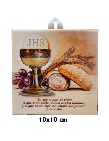 Placa Ceramica Comunion 10X10 Para...