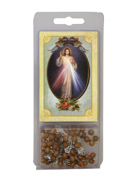 Kit Rosario Con Estampa Personalizada En Estuche Plastico
