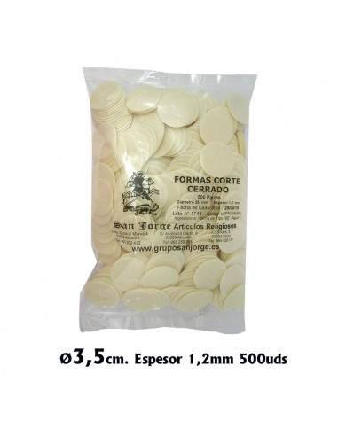 Formas Comulgar Blancas 35Mm 1.2 Mm...