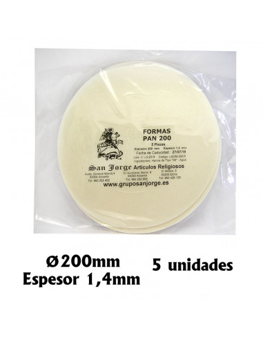 Formas Concelebrar Pan 20Cm 1.4Mm
