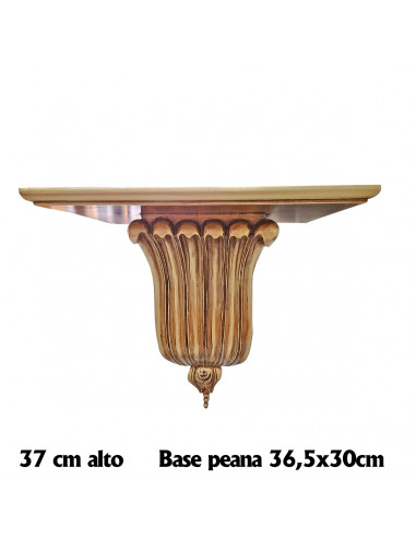 Repisa Madera Dorada