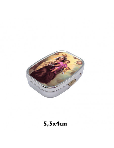 Pastillero Rectangular Ancho Con Esquinas Curvas Para Personalizar