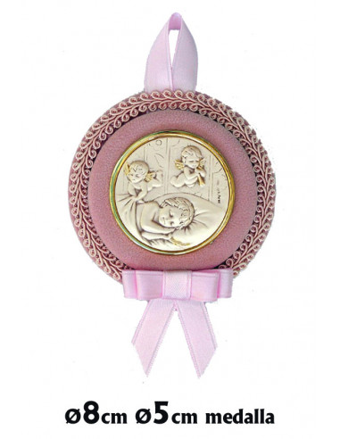 Medalla Cuna Metacrilato 14. 5X12....