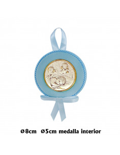 Medalla Cuna Placa Aluminio...