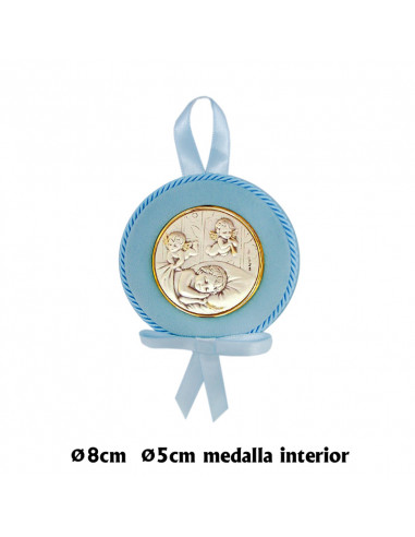 Medalla Cuna Placa Aluminio Niño Y...