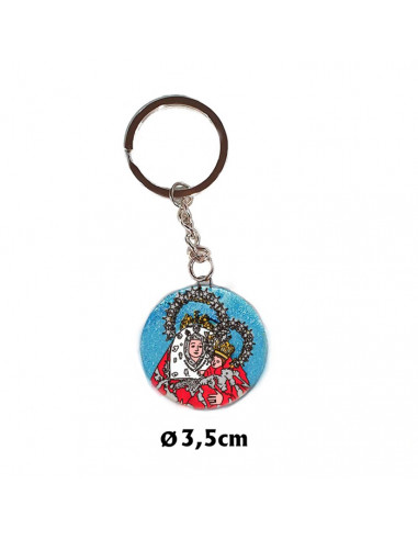 Llavero Cristal 3. 5Cm Virgen Del...