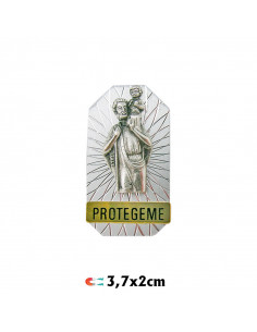 Placa Oval Cristal 9X7cm...