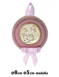 Medalla Cuna Placa Aluminio...