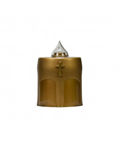 Velon A Pilas Oval Dorado...